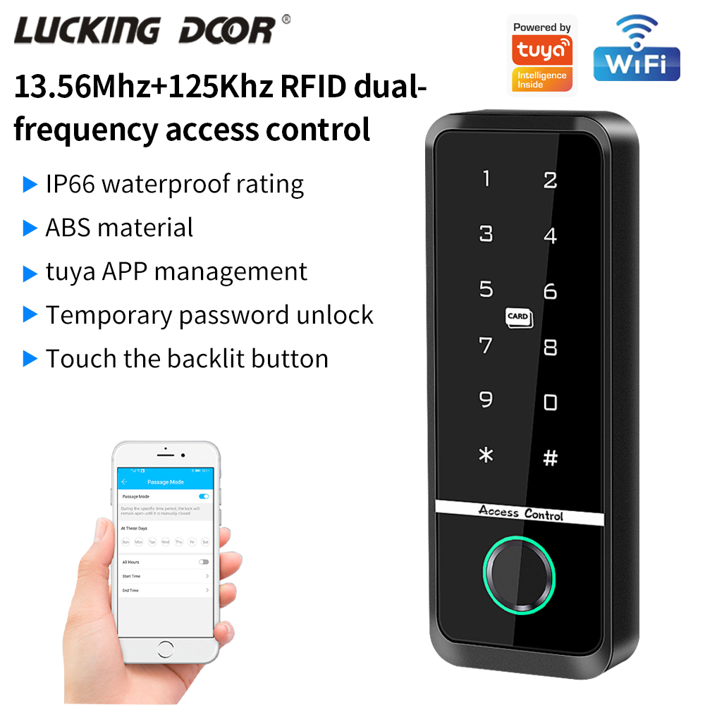 Smart Home Keyboard - Support Tuya App Electronic Fingerprint Lock