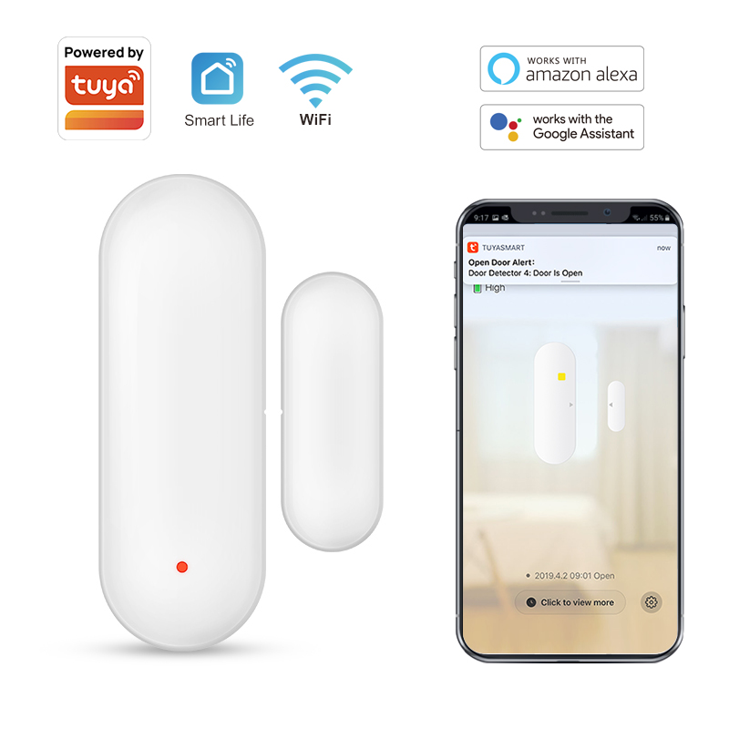 Smart Home Notifications - Tuya Smart WiFi Door Sensor Smart