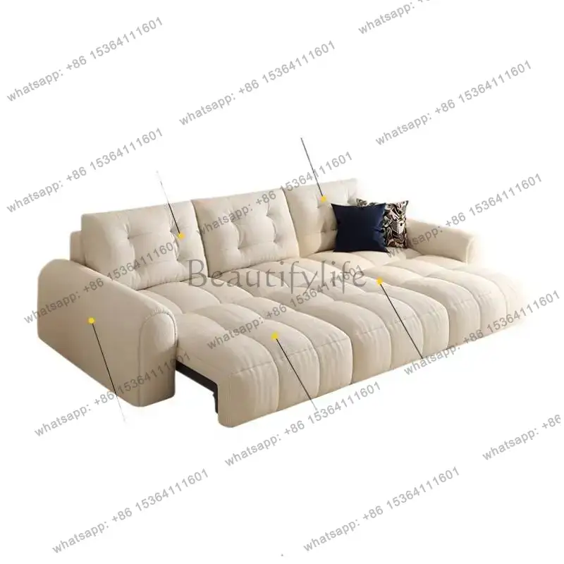 Smart Home Furniture - Open Nordic White Living Room Sofas