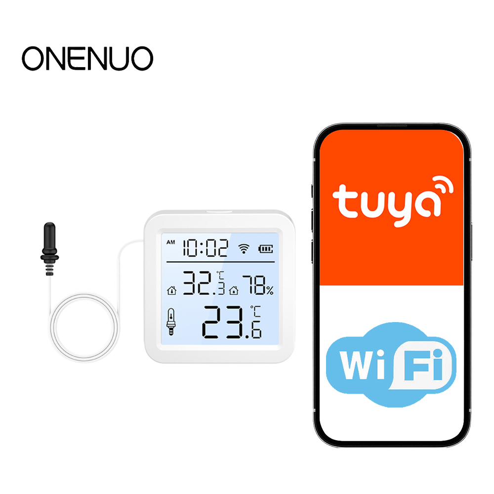 Smart Home Furniture - WiFi Humidity Temperature Sensor with External