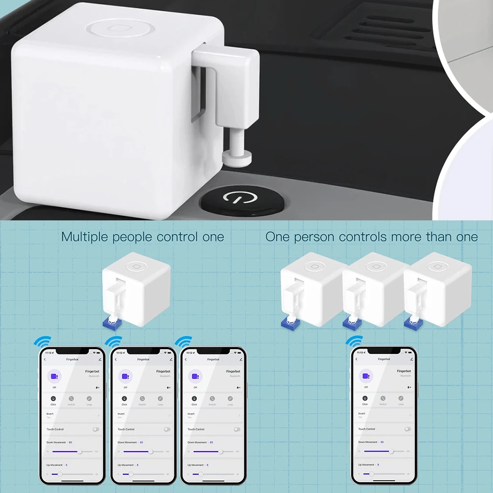Smart ZigBee Fingerbot Wireles - Smart Home Elements 评论和价格