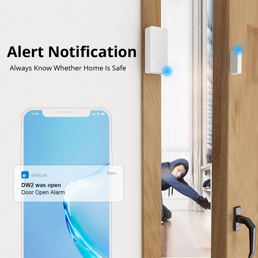 Itead SONOFF DW2 WiFi Wireless - Smart Home Notifications 评论和价格