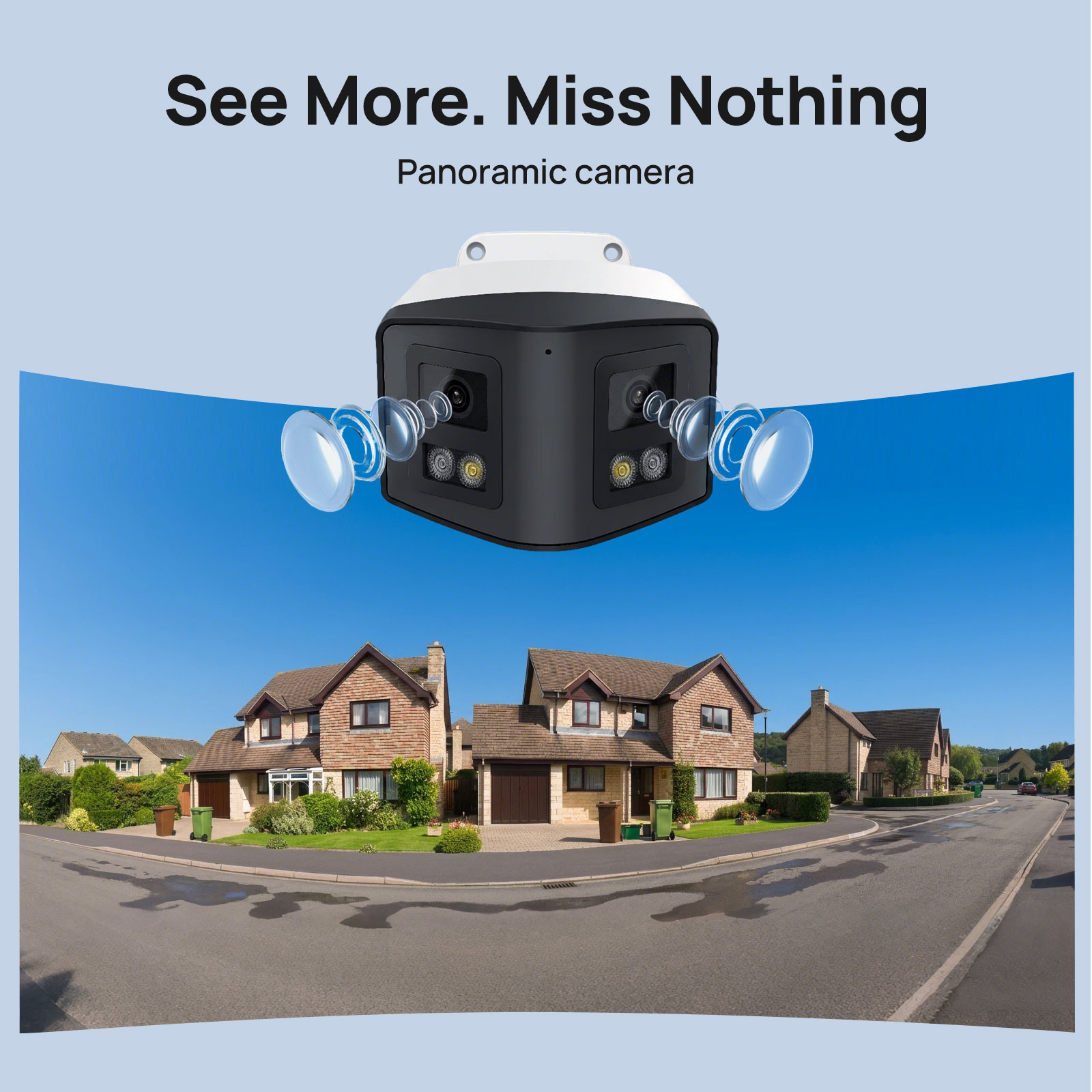 VIKYLIN 170° Panoramic Securit - Smart Home Notifications 评论和价格