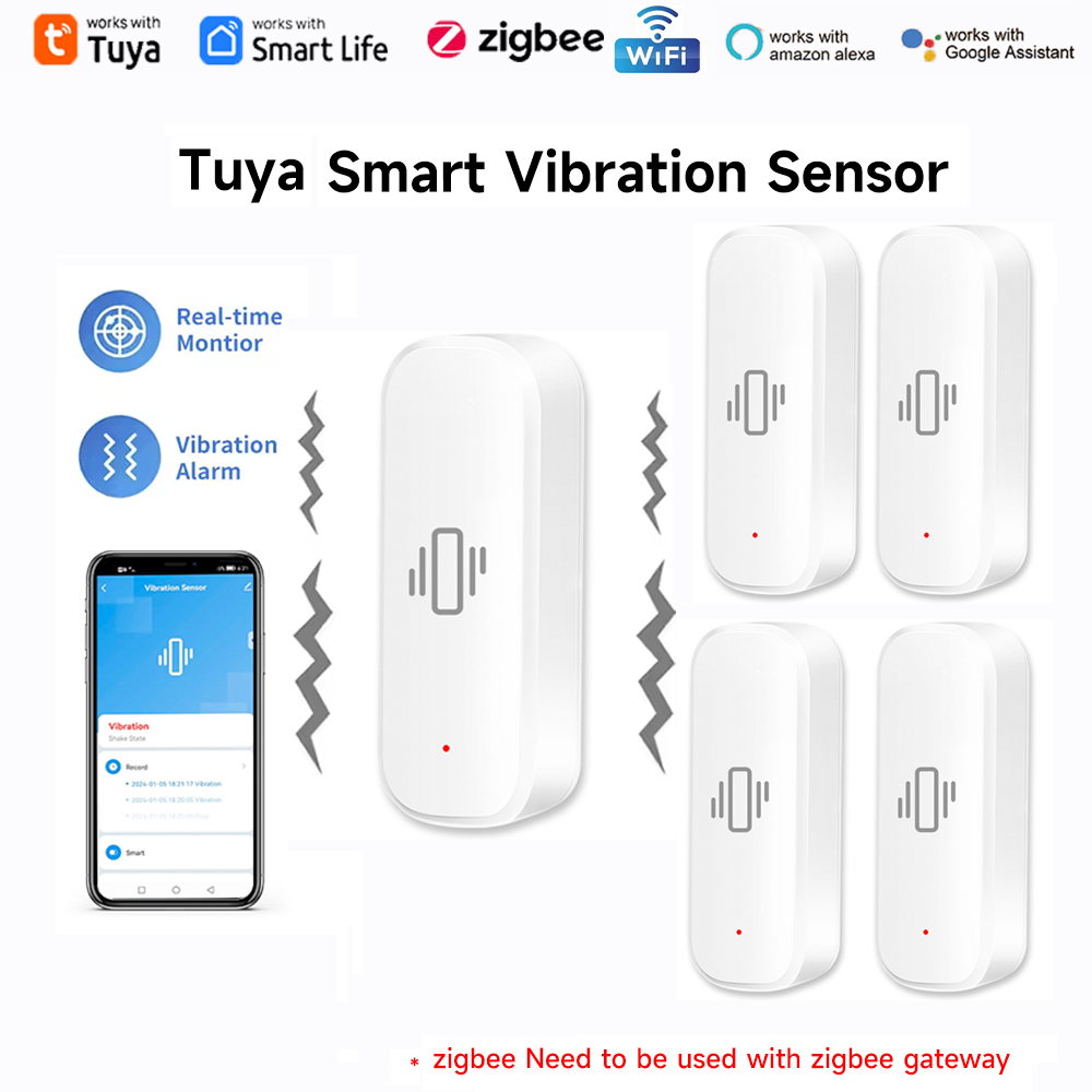 Tuya WiFi Zigbee Smart Vibrati - Smart Home Notifications 评论和价格