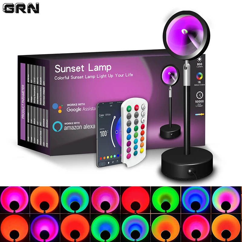 Smart LED Sunset Lamp Colorful - Smart Home For Windows 评论和价格
