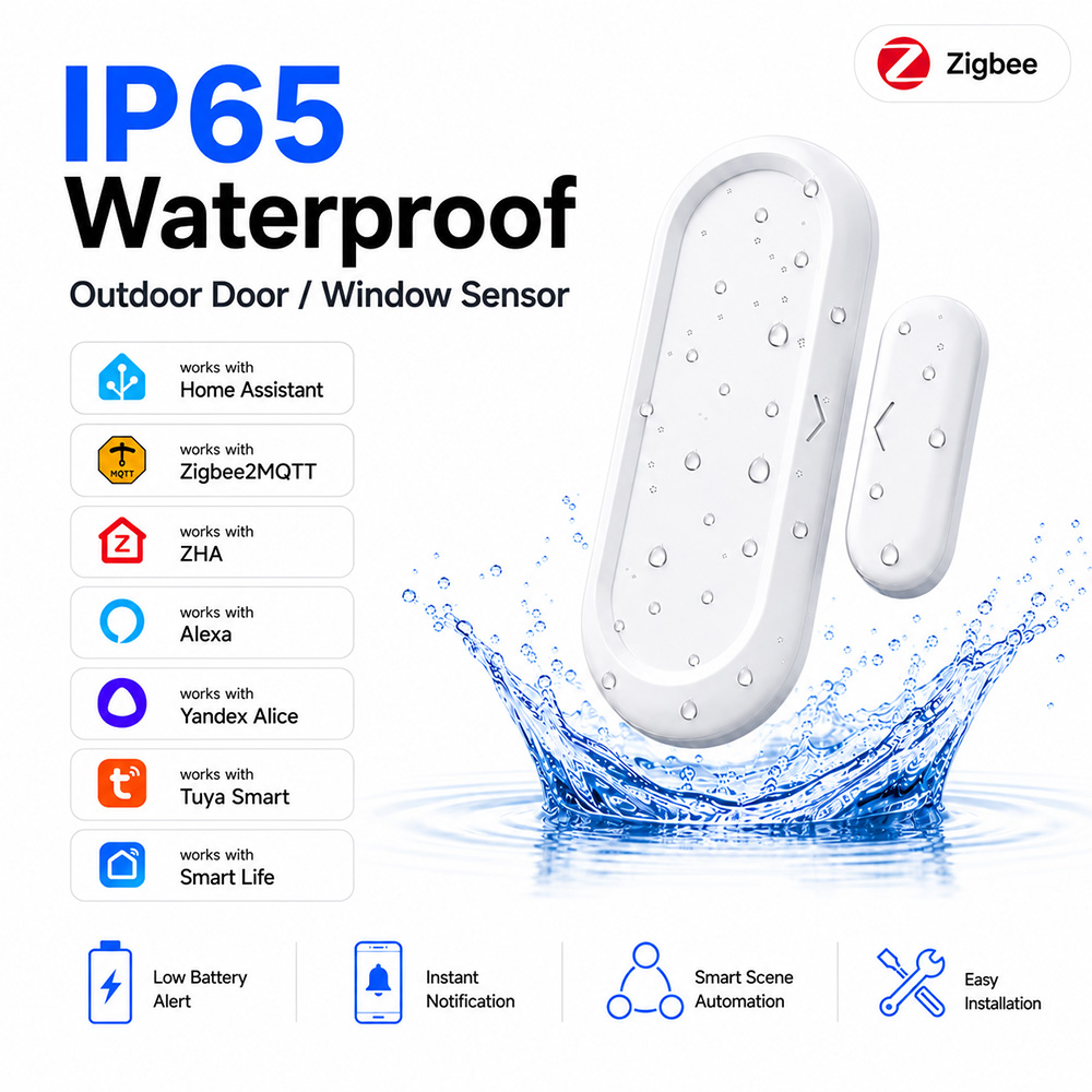 Door Window Sensor Zigbee 3.0  - Smart Home Website 评论和价格
