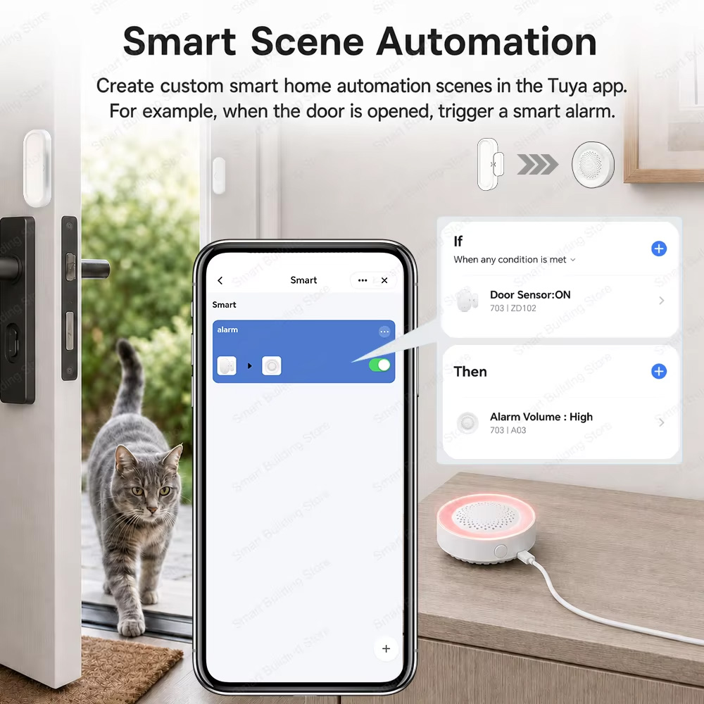 Door Window Sensor Zigbee 3.0  - Smart Home Website 评论和价格