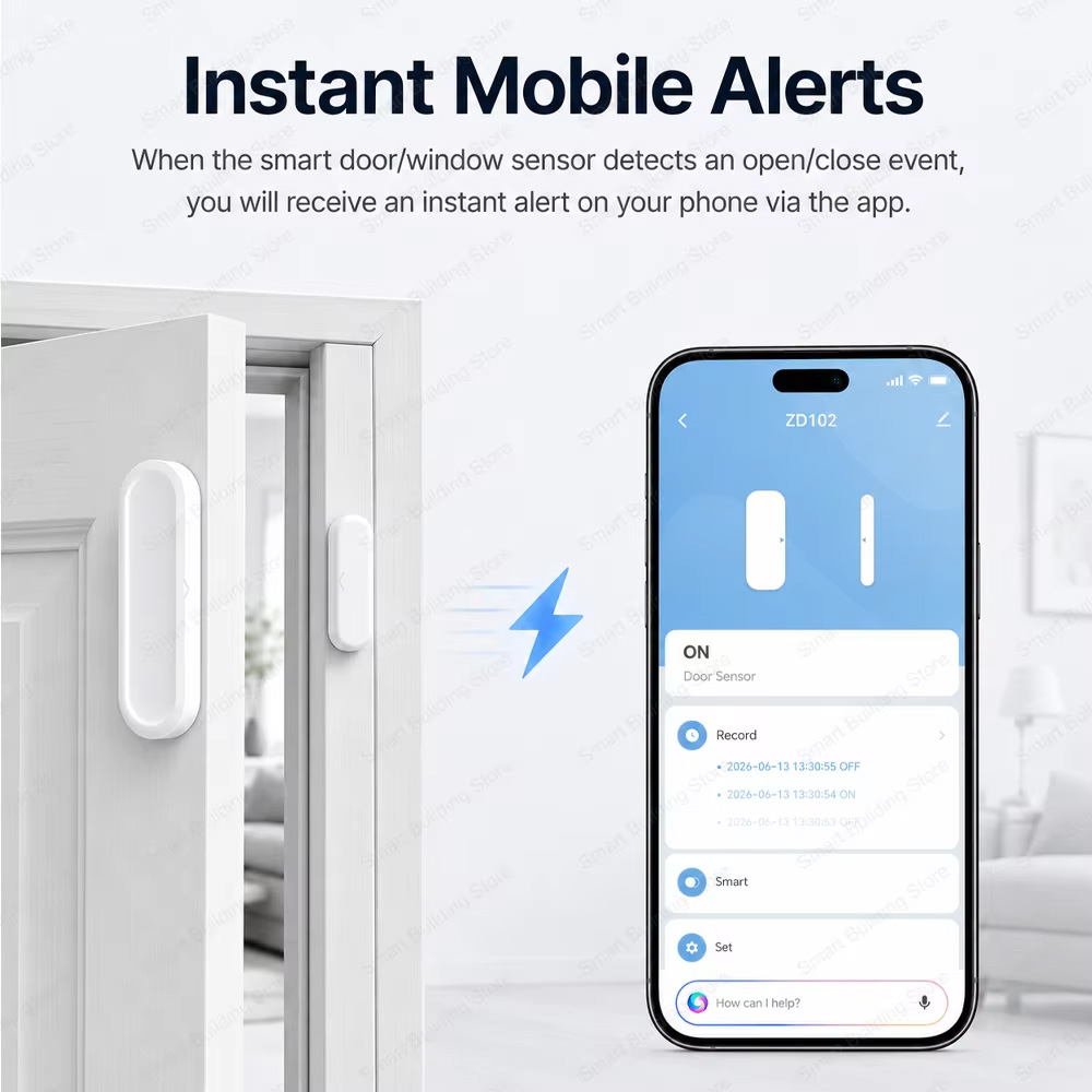 Door Window Sensor Zigbee 3.0  - Smart Home Website 评论和价格