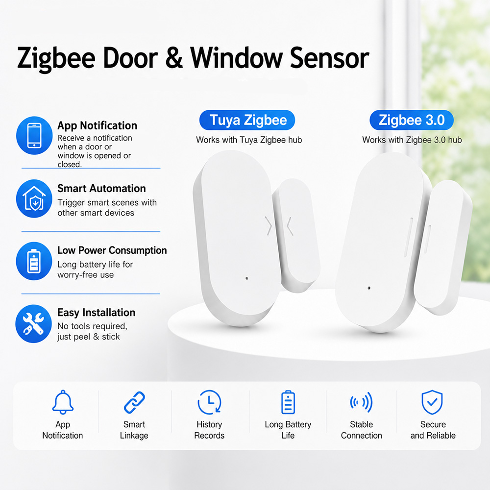 Zigbee Door Window Sensor UZ-5 - Smart Home For Windows 评论和价格