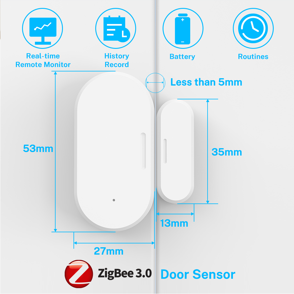 Zigbee Door Window Sensor UZ-5 - Smart Home For Windows 评论和价格