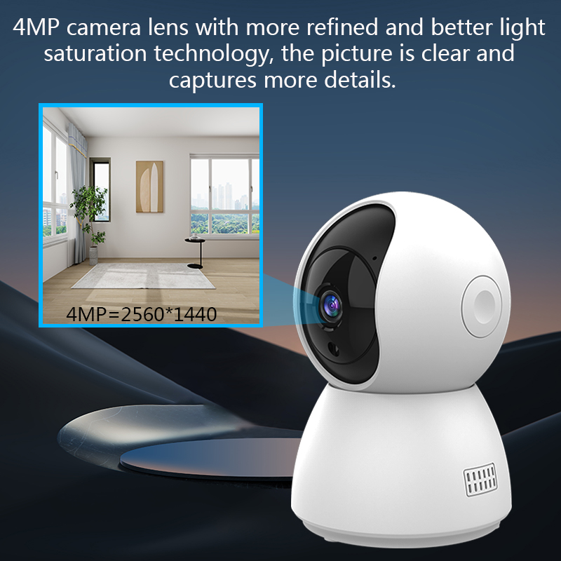 HD 4MP Tuya Smart Mini WiFi IP - Smart Home Battery Camera Ezviz 评论和价格