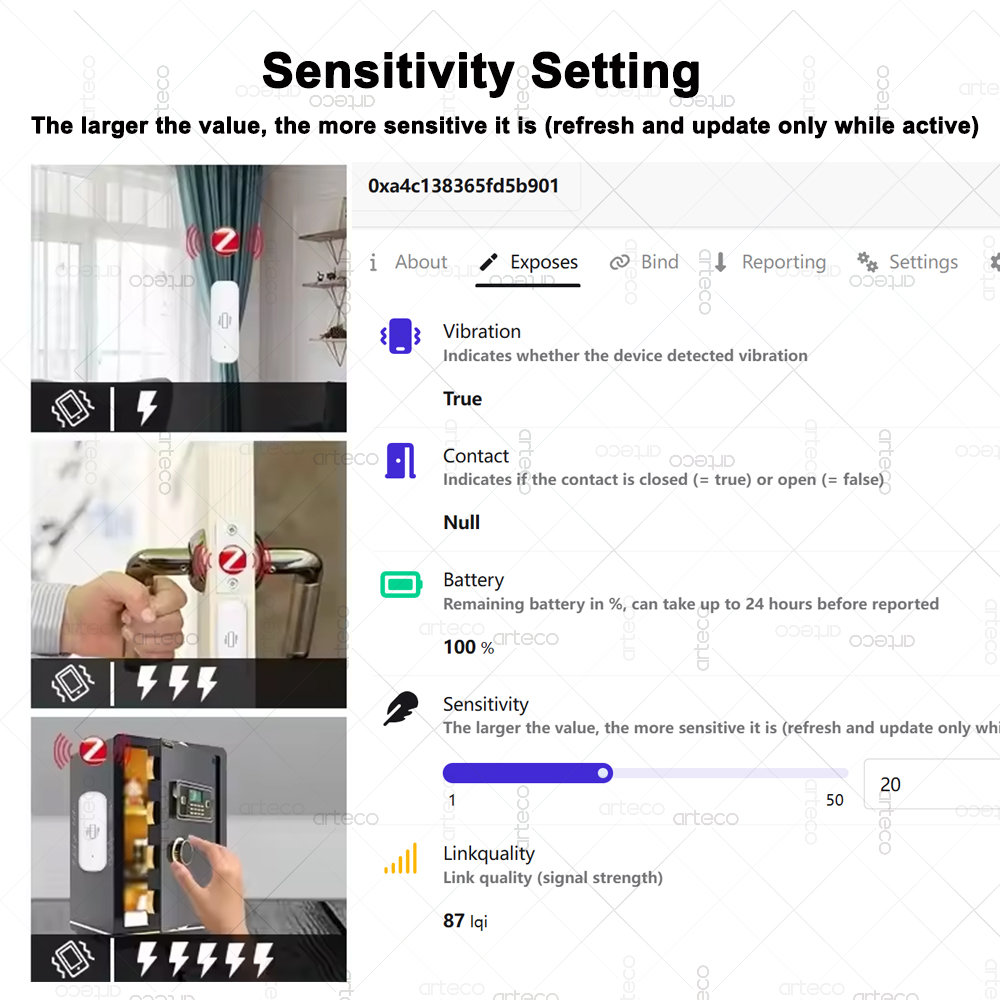 Smart ZigBee 3.0 Vibration Sen - Smart Home Blog 评论和价格