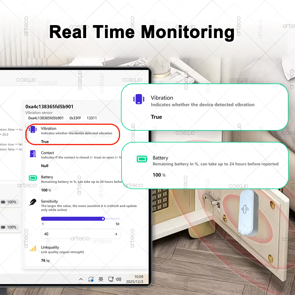 Smart ZigBee 3.0 Vibration Sen - Smart Home Blog 评论和价格