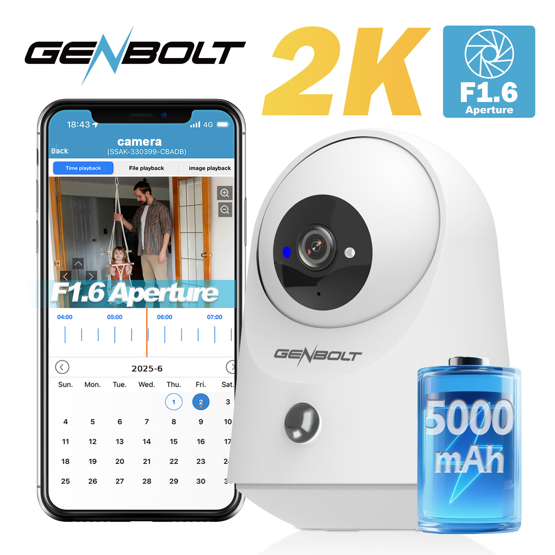 2K 5000mAh Battery Security Ca - Smart Home Battery Camera Ezviz 评论和价格