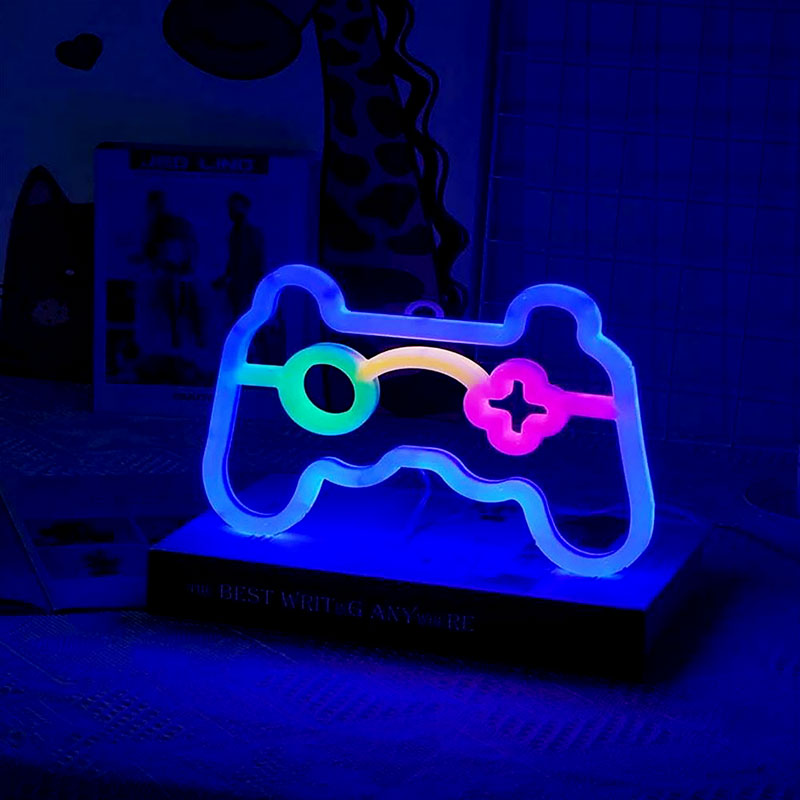 LED Game Controller Neon Sign  - Smart Home Poster 评论和价格