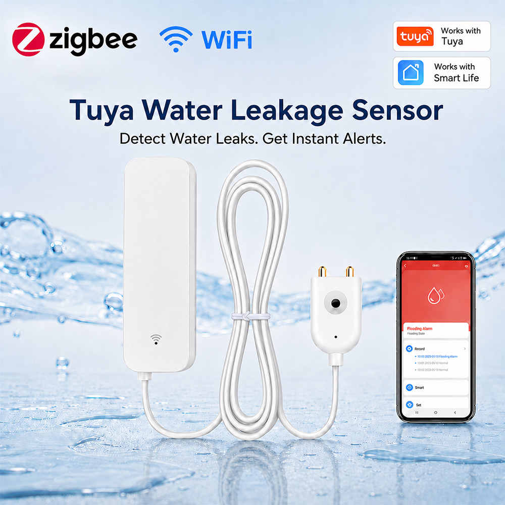 ZigBee WiFi Water Leak Sensor  - Smart Home Blog 评论和价格
