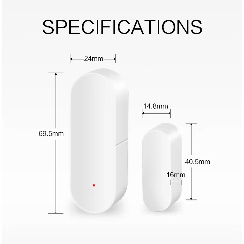 Tuya Smart WiFi Door Sensor Sm - Smart Home Notifications 评论和价格