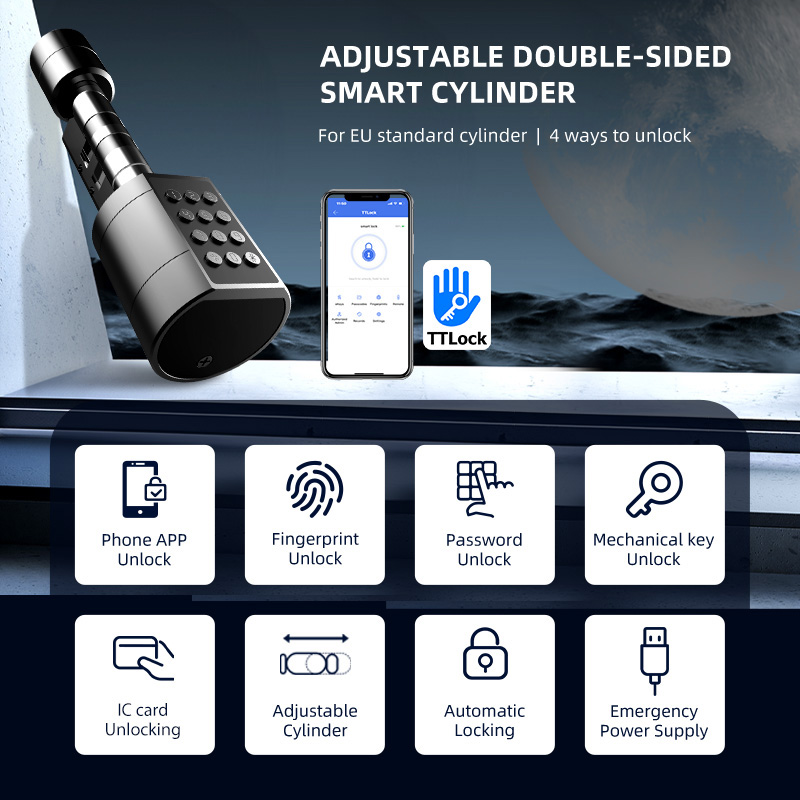 Smart Euro Cylindrical Door Lo - Smart Home Website 评论和价格
