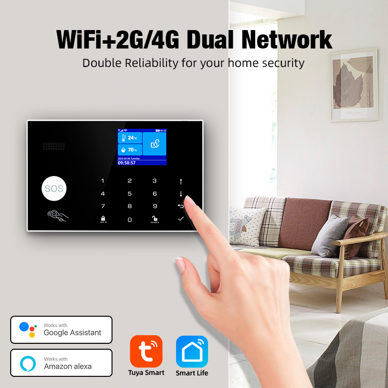 KERUI 4G Alarm with Doorbell R - Smart Home Keyboard 评论和价格