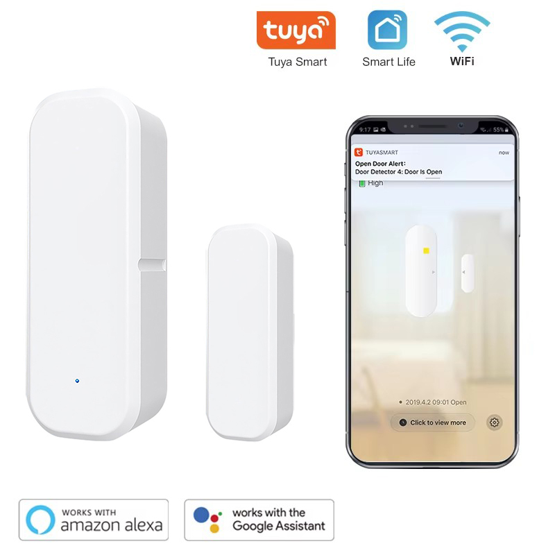 Tuya Smart WiFi Door Sensor Sm - Smart Home Notifications 评论和价格