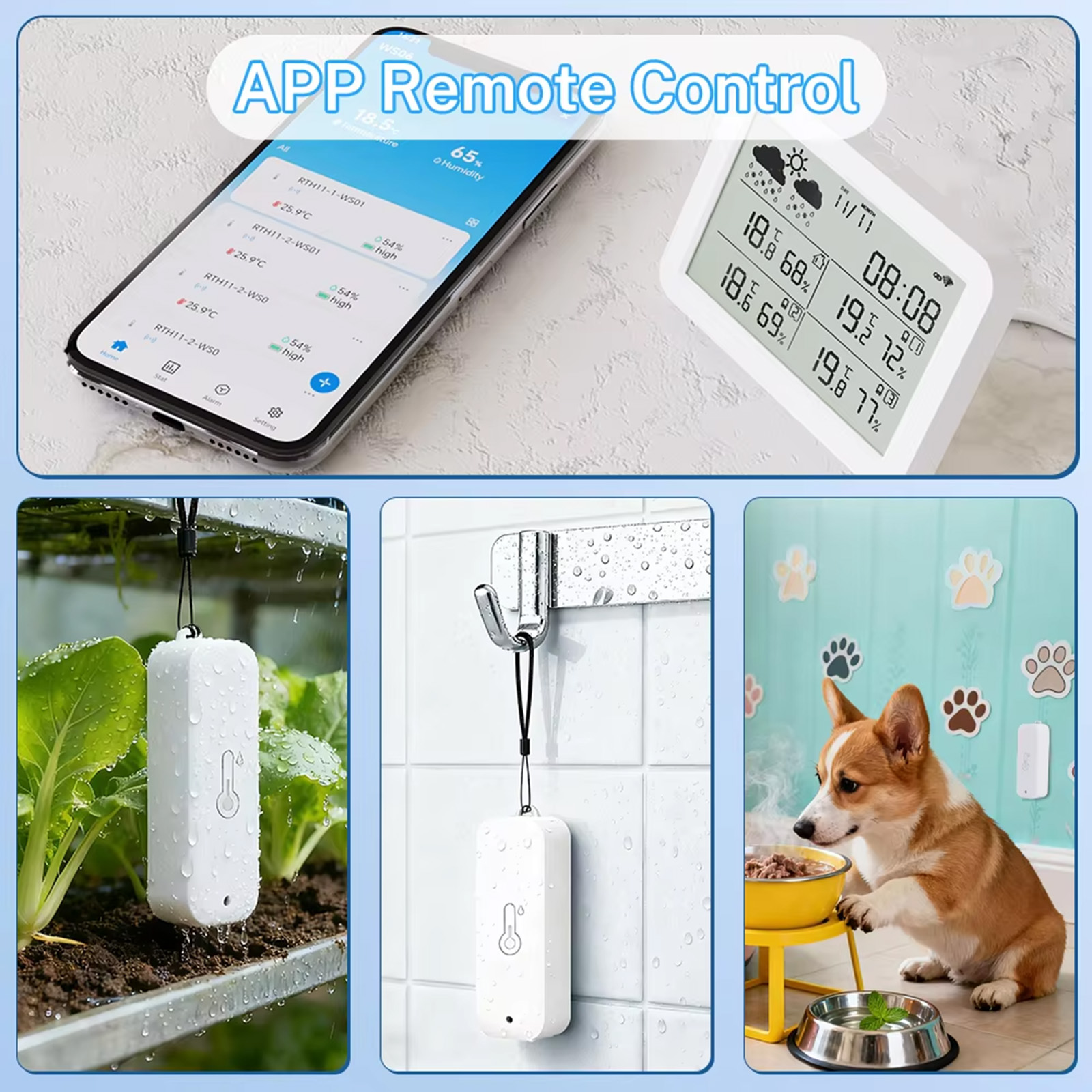 Tuya WiFi+RF433 Weather Statio - Smart Home Elements 评论和价格