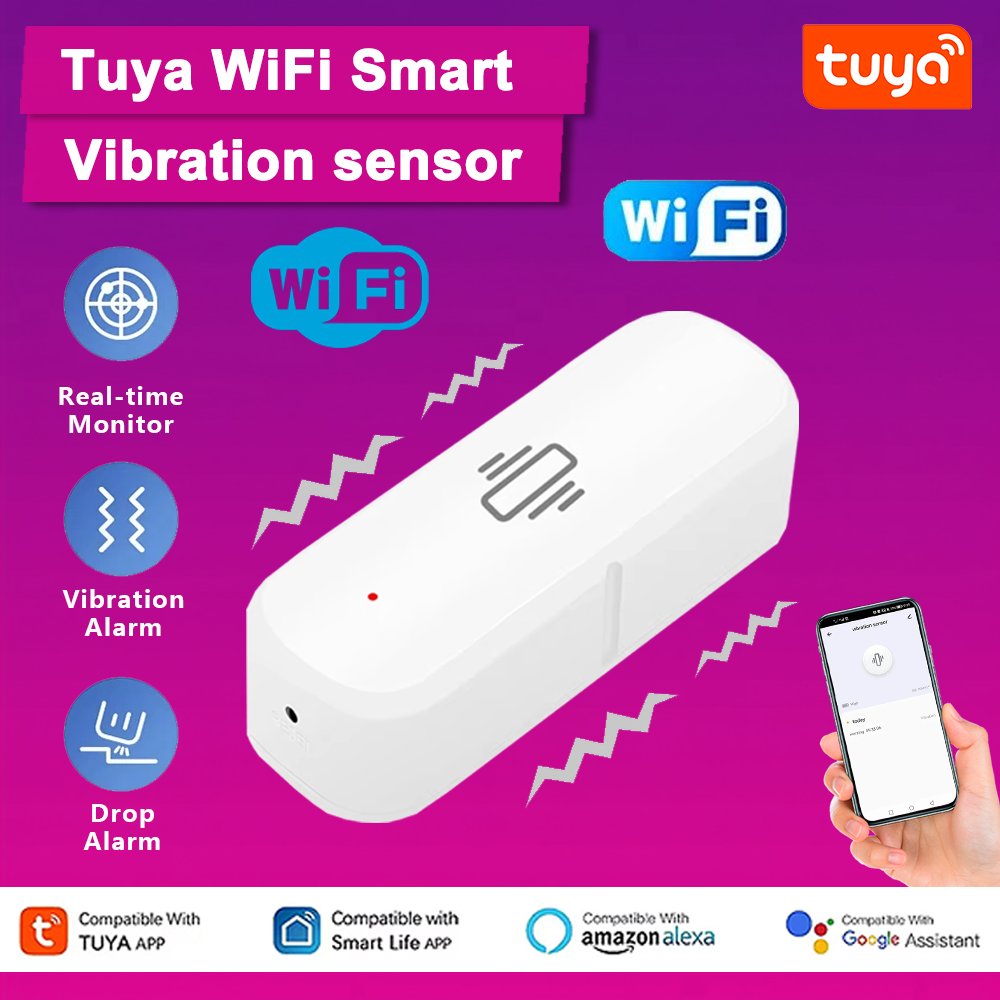 Tuya WiFi Smart Vibration Sens - Smart Home Notifications 评论和价格