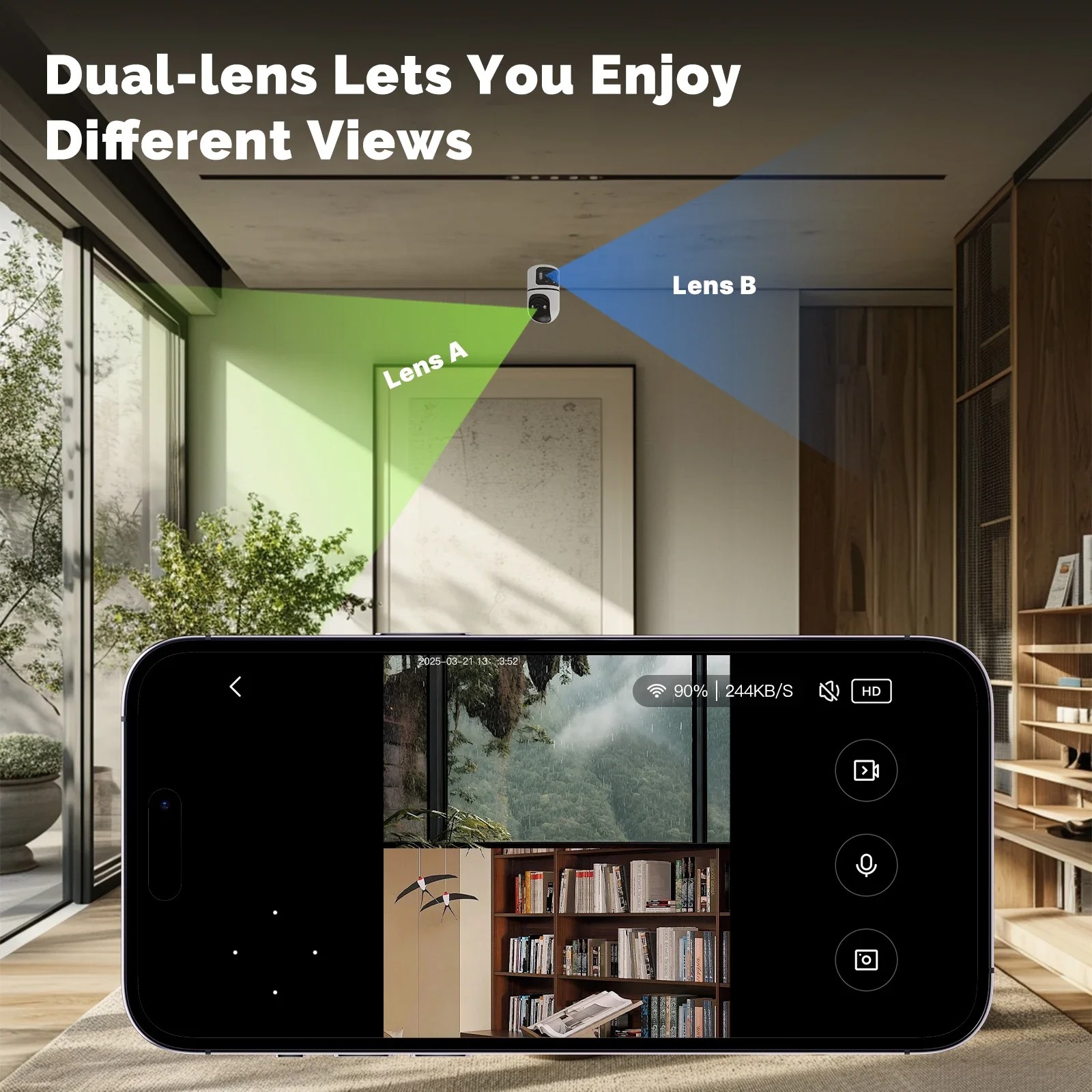 YOOSEE 8MP WiFi IP Camera Dual - Smart Home Battery Camera Ezviz 评论和价格