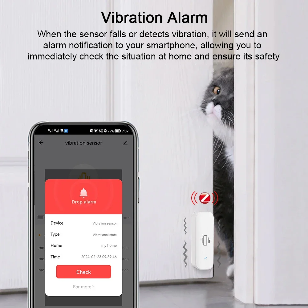 Tuya WiFi/Zigbee Smart Vibrati - Smart Home Notifications 评论和价格