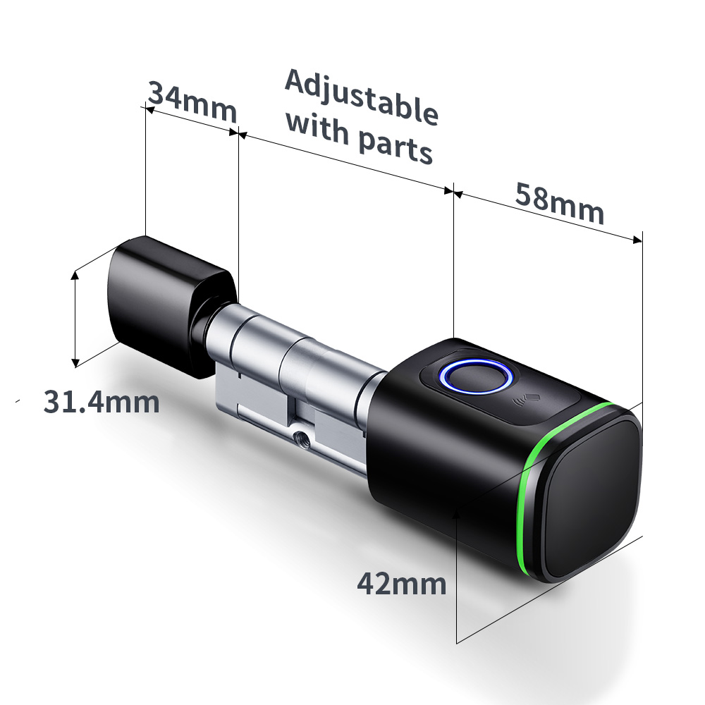 Smart Cylinder Lock Tuya 60-90 - Smart Home Website 评论和价格
