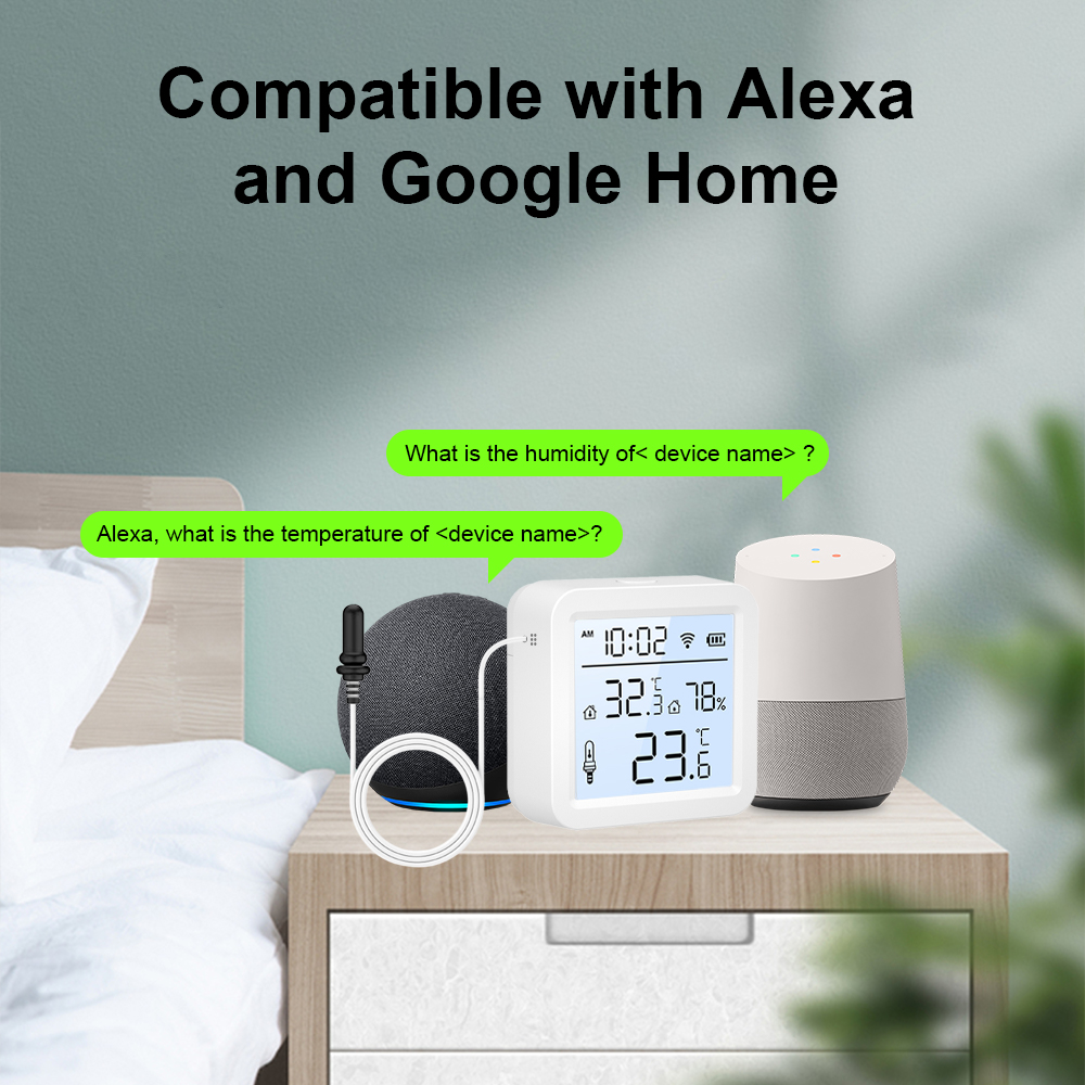 WiFi Humidity Temperature Sens - Smart Home Furniture 评论和价格