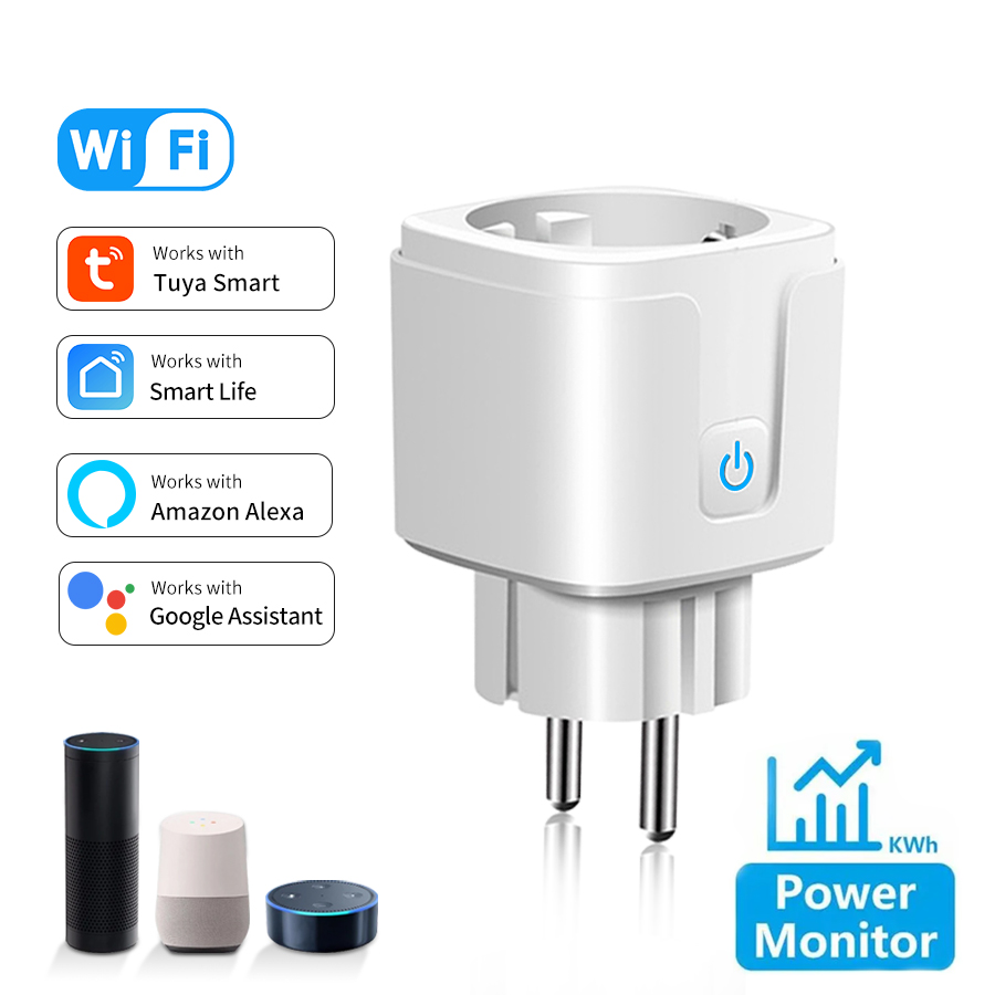 Tuya Smart Socket EU 16A AC100 - Smart Home Elements 评论和价格