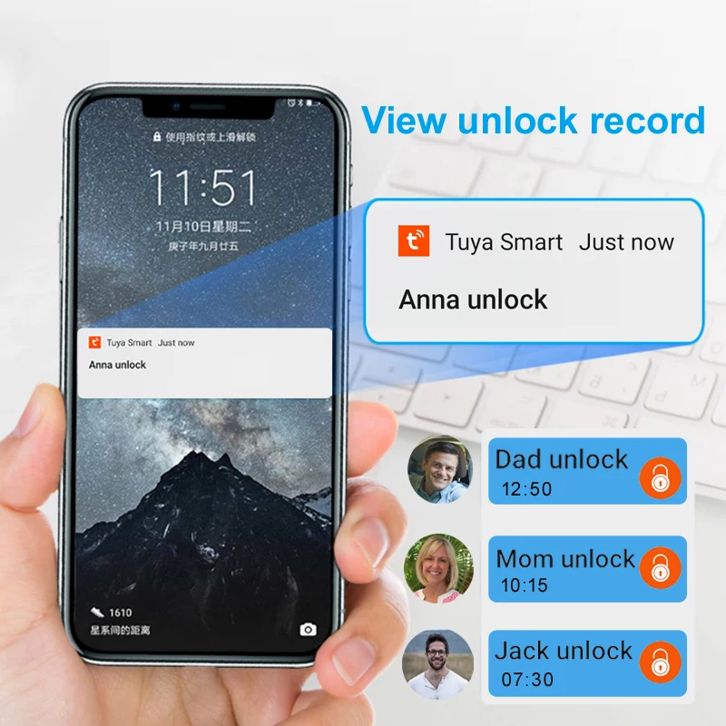 Fingerprint Padlock Bluetooth  - Smart Home Website 评论和价格
