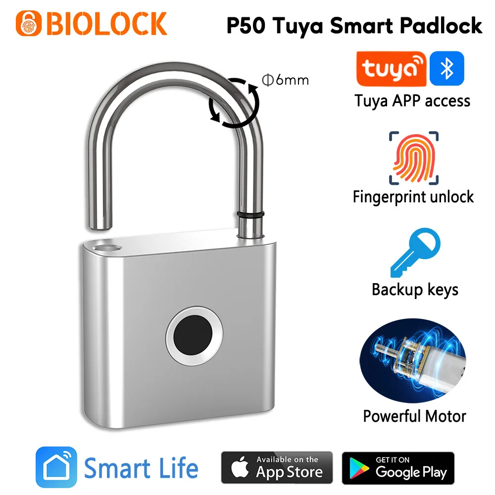 Fingerprint Padlock Bluetooth  - Smart Home Website 评论和价格