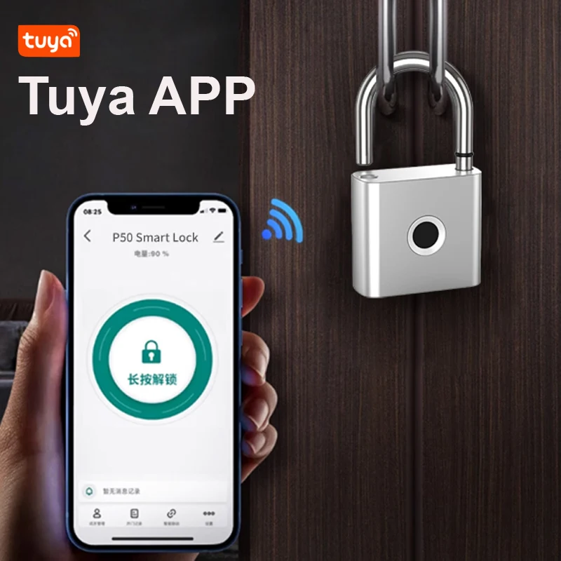 Fingerprint Padlock Bluetooth  - Smart Home Website 评论和价格