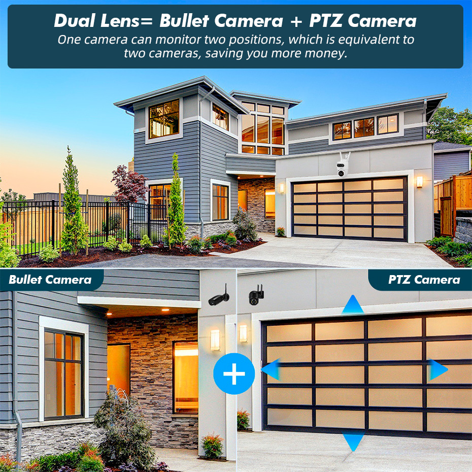 FUERS 5K 10MP Dual Lens IP Cam - Smart Home Battery Camera Ezviz 评论和价格