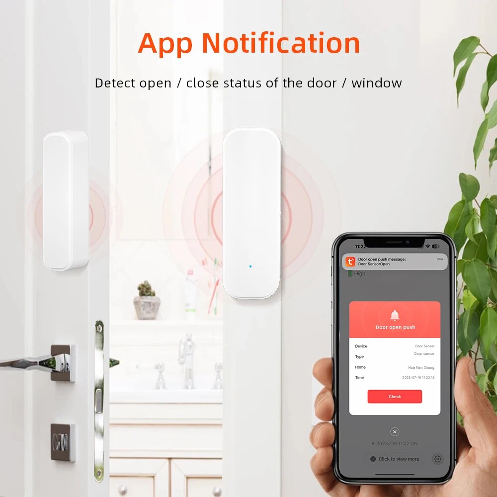 ONENUO Tuya Smart WiFi Door Se - Smart Home Notifications 评论和价格